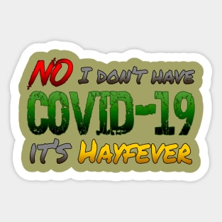 Not Covid Sticker